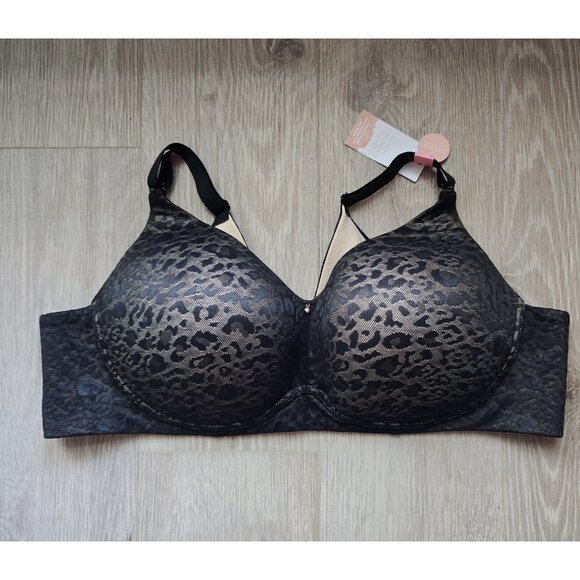 Cacique Invisible Backsmoother Full Coverage Wireless Lightly Lined Bra 46C - Picture 1 of 12